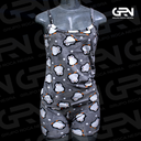 AMR- PIJAMA DE DAMA VELOUR MARCELLA TIRA C/SHORT *6