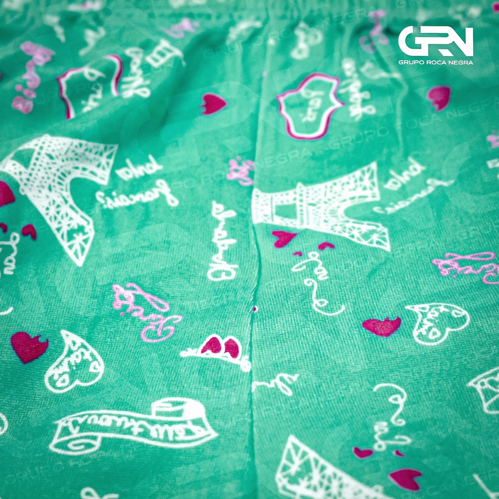 LBN- SHORT PIJAMA DE DAMA LOVELY ESTAMPADO *60