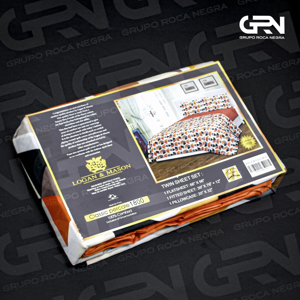 ATL- SABANA LOGAN & MASON 1800 CLASSIC TWIN *24 Pcs
